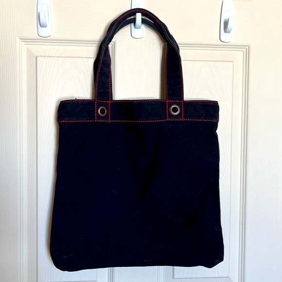 Black deninm tote bag. New. $15 - Picture 3 of 5